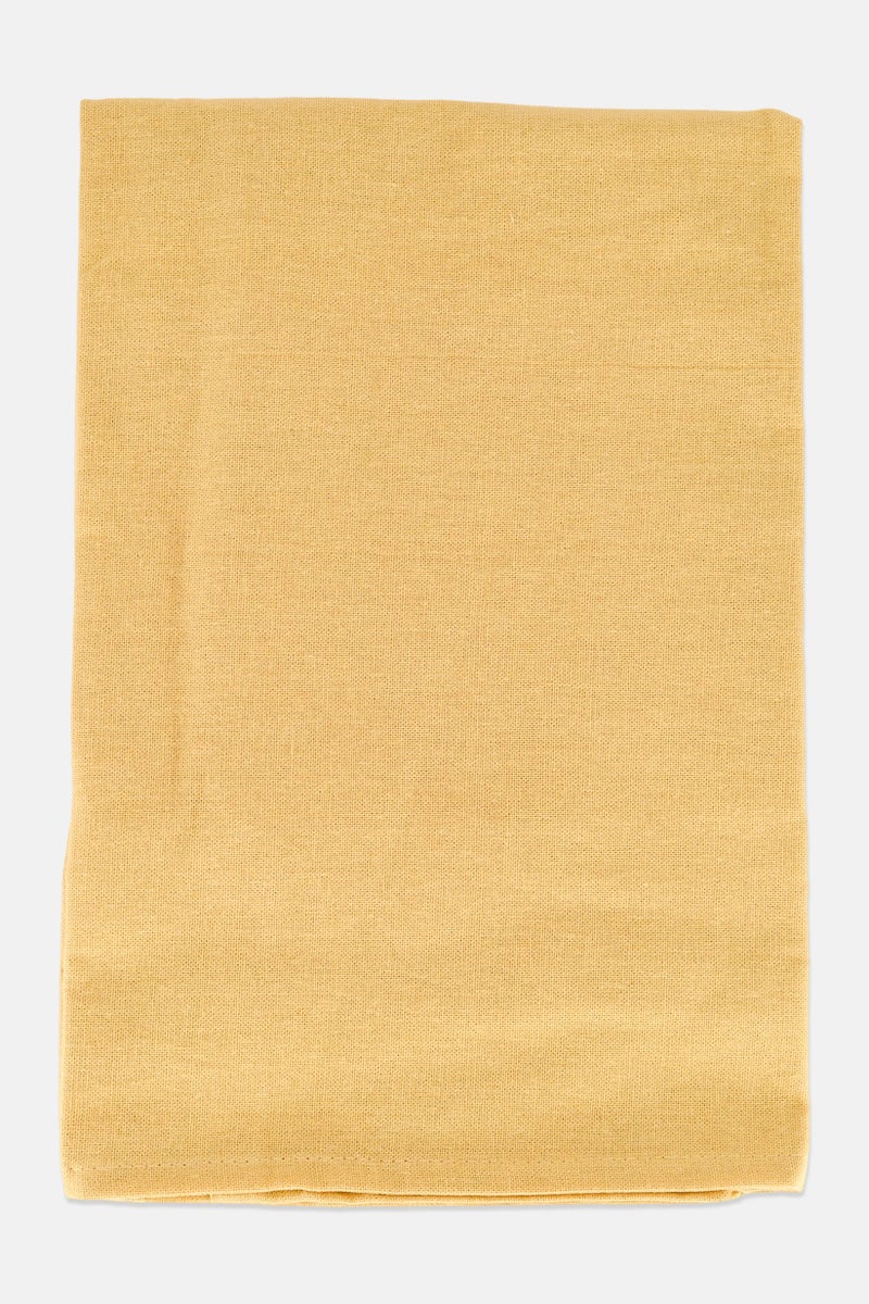 Muy Mucho Organic Cotton Cushion Cover 60x60 cm, Light Yellow - Image 2