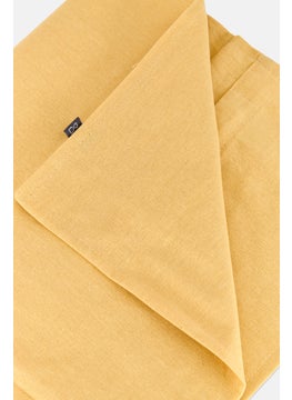 Muy Mucho Organic Cotton Cushion Cover 60x60 cm, Light Yellow  - Image 4