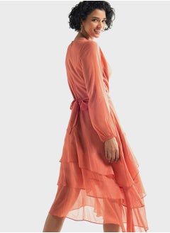 FAV Cowl Neck Ruffle Dress  - Image 2