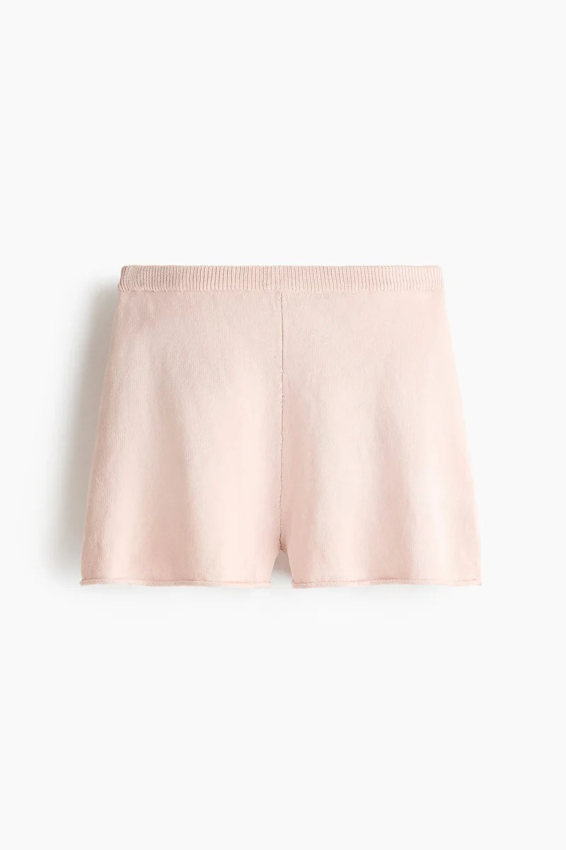 H&M Roll-edge knitted shorts