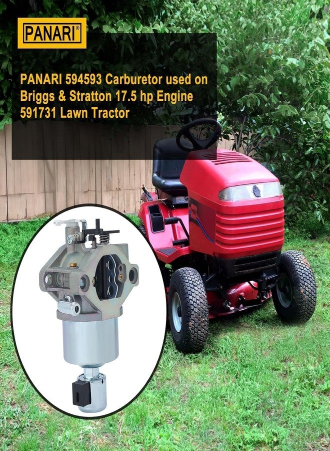 Panari 591731 Carburetor for Briggs Stratton 594593 796109 31A507 15HP Engine 590400 796078 498811 794161 795477 594591 794572 699937 Lawnmower Carburetor - Image 2