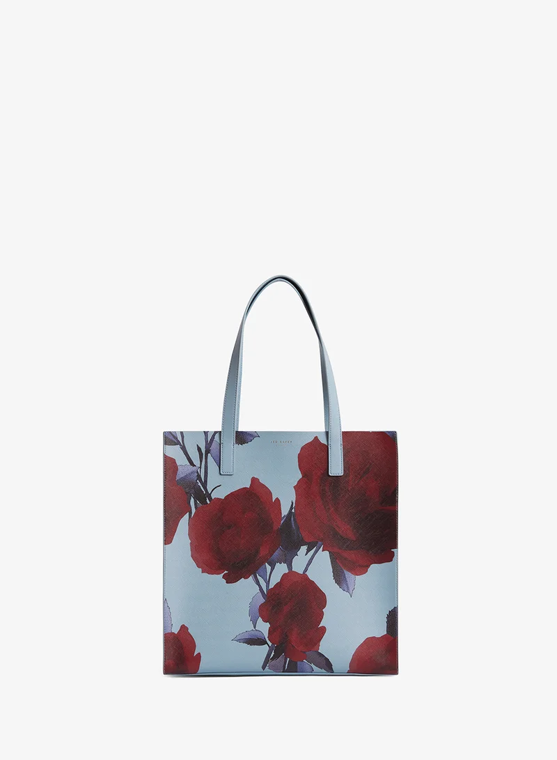 Ted Baker Large Rose Print Icon shopper Bag