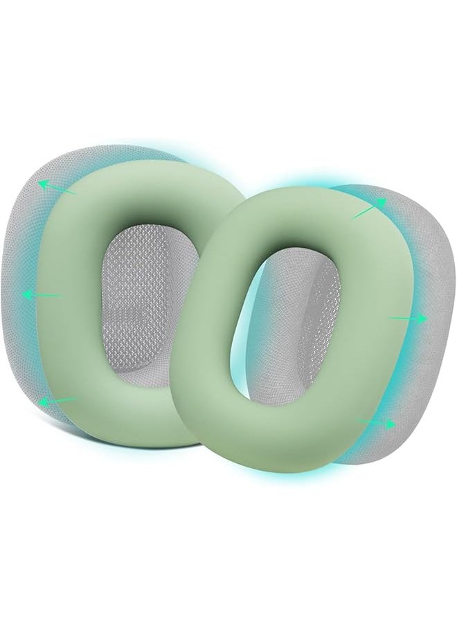 erorex - Silicone Ear Pads Cover Protector For Airpods Max Headphones Cushions Sweatproof Easily Washable Rugged Durability Green - Image 1