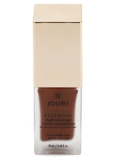 JOUER COSMETICS Essential High Coverage Crème Foundation Hazlenut 20ml 