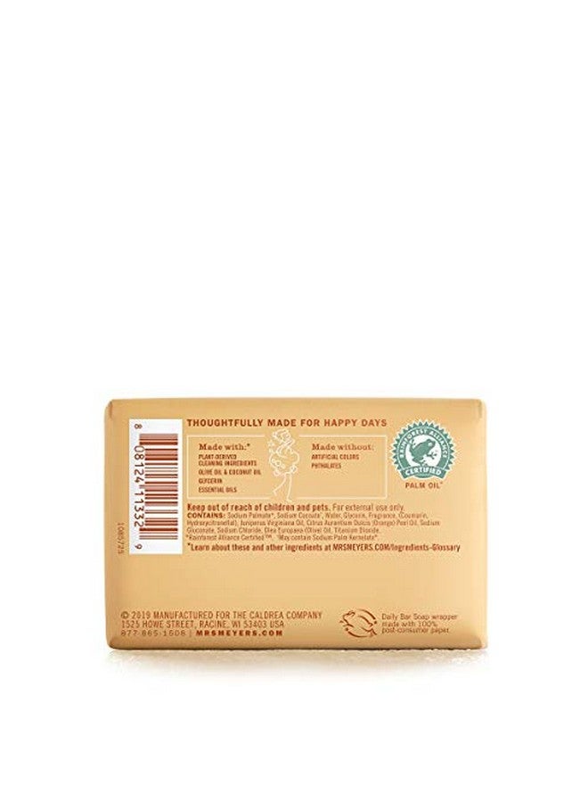 SC Johnson Mrs. Meyer’S Cleanday Clean Day'S Bar Soap Use As Body Wash Or Hand Soap Cruelty Free Formula Made With Essential Oils Oat Blossom Scent 5.3 Oz 1 Bar - Image 3