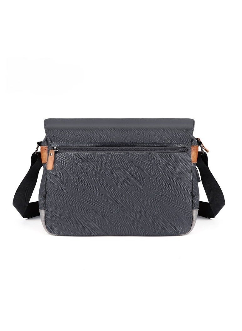 Casual Shoulder Bag Lover Crossbody Bag with USB charging port Messenger Bag for 14 inch Laptop Satchel Bag Bookbag Briefcase for Men Women School College Campus Commute Outdoor Travel  - Image 4