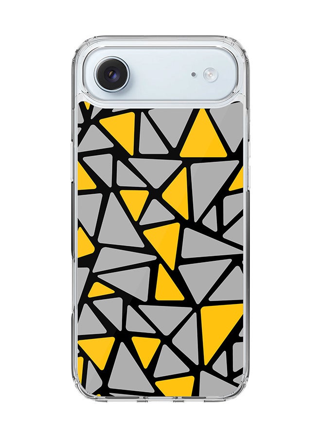 Stylizedd Classic Clear MagSafe Case for iPhone 17 Air , Hybrid Soft Case Flexible Edges Anti Drop TPU PC Gel Thin Transparent Cover [ Designed for iPhone 17 Air ] - Triabstract Full Print