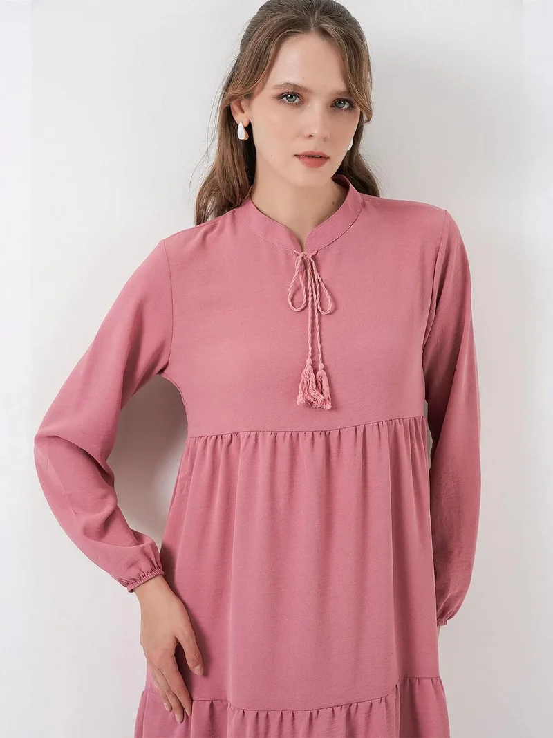 BIG DART BDART Maxi Viscose Dress with Bow