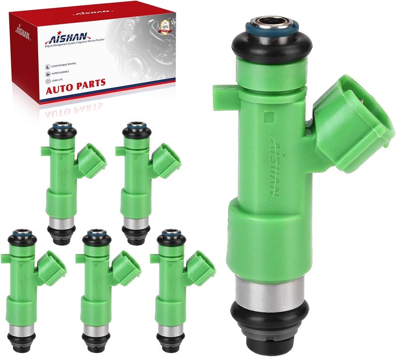 AISHAN 6PCS Fuel Injectors 12 Holes for Nissan and Infiniti V6 3.5L - Image 1
