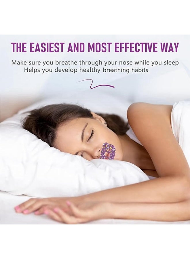 Generic 30 PCS Sleep Tape Mouth Breathing,Sleeping Mouth Tape,Mouth Tape Sleeping,Mouth Tape Sleep,Mouth Tape for Snoring,Snore Patch,Snoring Strips,Gentle Mouth Tape for Better Nose Breathing Improved Sleep(L for adult) - Image 3