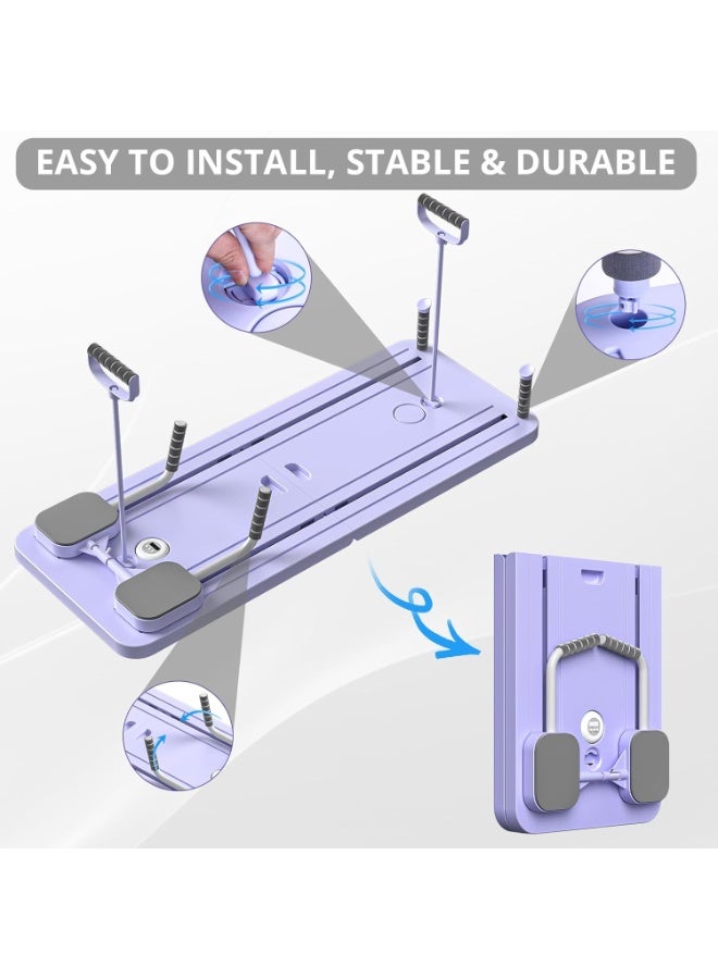 COYO Pilates Board - Pilates Reformer Set, Multi-Purpose Foldable Pilates Reformer Board for Home, 5 in 1 Pilates Sliding Board - Image 5