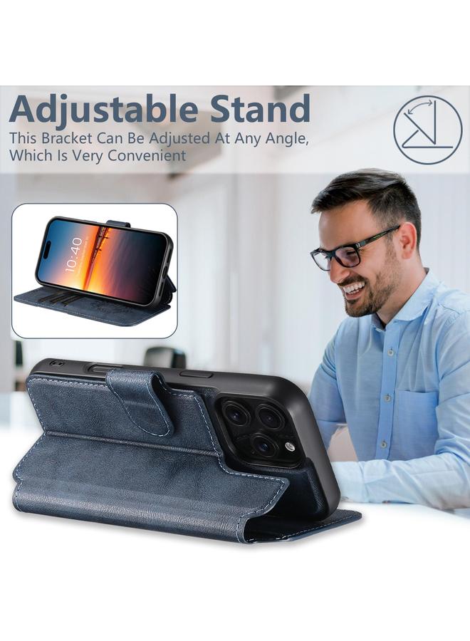 Suteni Case For iPhone 16 Q05 2-in-1 Multi-function Detachable Wallet MagSafe Phone Case - Image 5