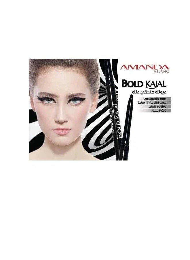 Amanda BOLD KAJAL MATIC TWIST PENCIL WATER PROOF AND LONG LASTING  - Image 2