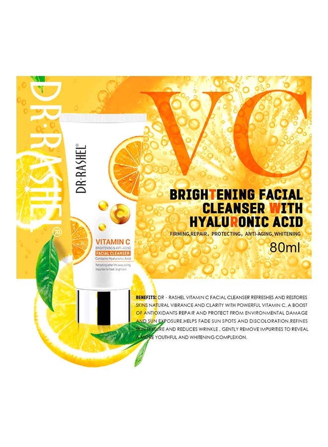 DR. RASHEL Vitamin C Brightening And Anti-Aging Facial Cleanser 80grams - Image 2