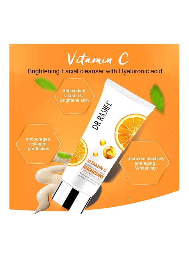 DR. RASHEL Vitamin C Brightening And Anti-Aging Facial Cleanser 80grams - Image 3