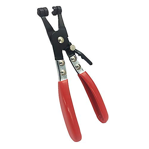 mainpoint Hose Clamp Plier Auto Repair Tool Swivel Flat Band for Removal and Installation of Ring-Type or Flat-Band Hose Clamps - Image 1