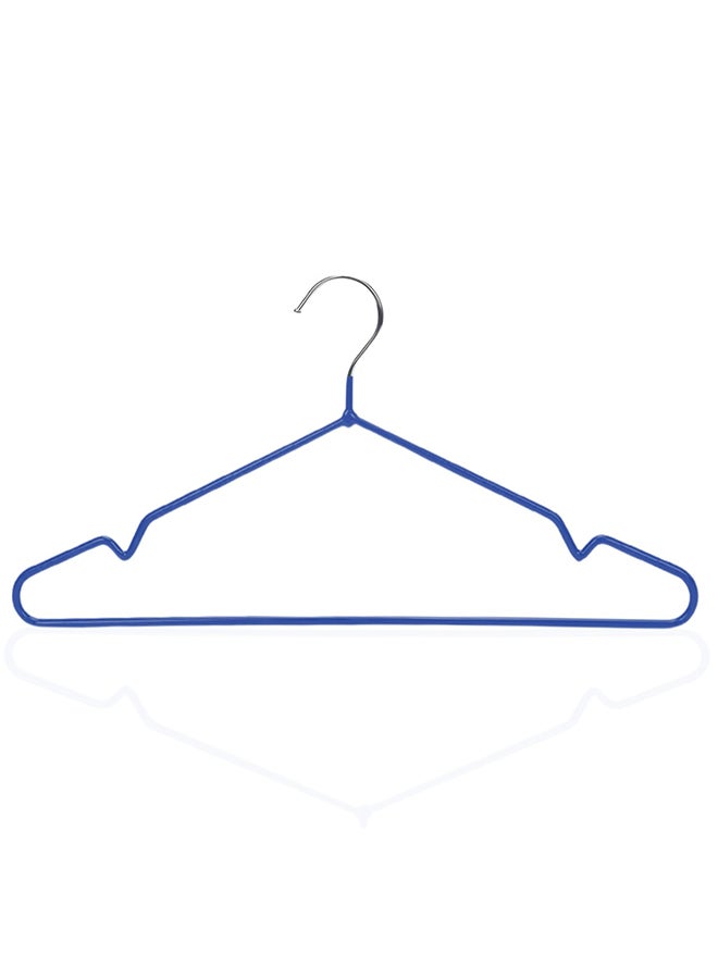 Feelings Feelings Metal Hanger Pvc Coated Blue 12Pcs Set 40Cm  - Image 1