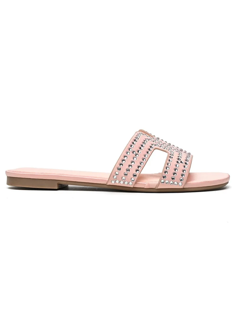 Cuple Ladies Embellished slip-on Sandals