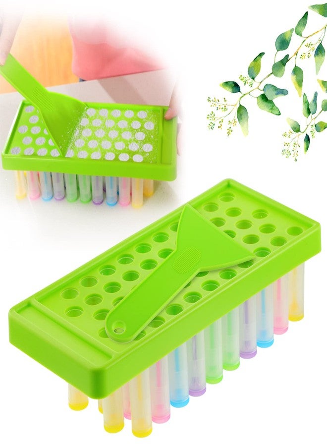 Maitys 2 Sets Green Lip Balm Tray and Spatula Lip Balm Tube Holder - Image 4