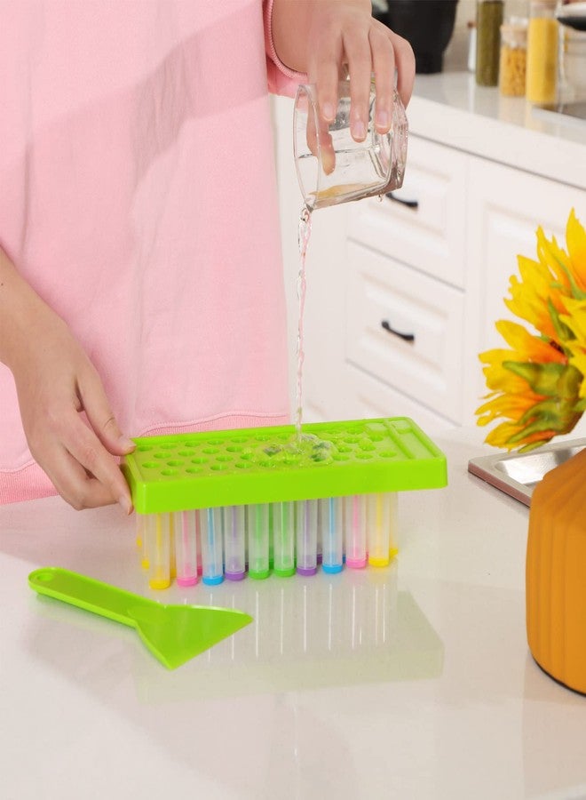 Maitys 2 Sets Green Lip Balm Tray and Spatula Lip Balm Tube Holder - Image 3