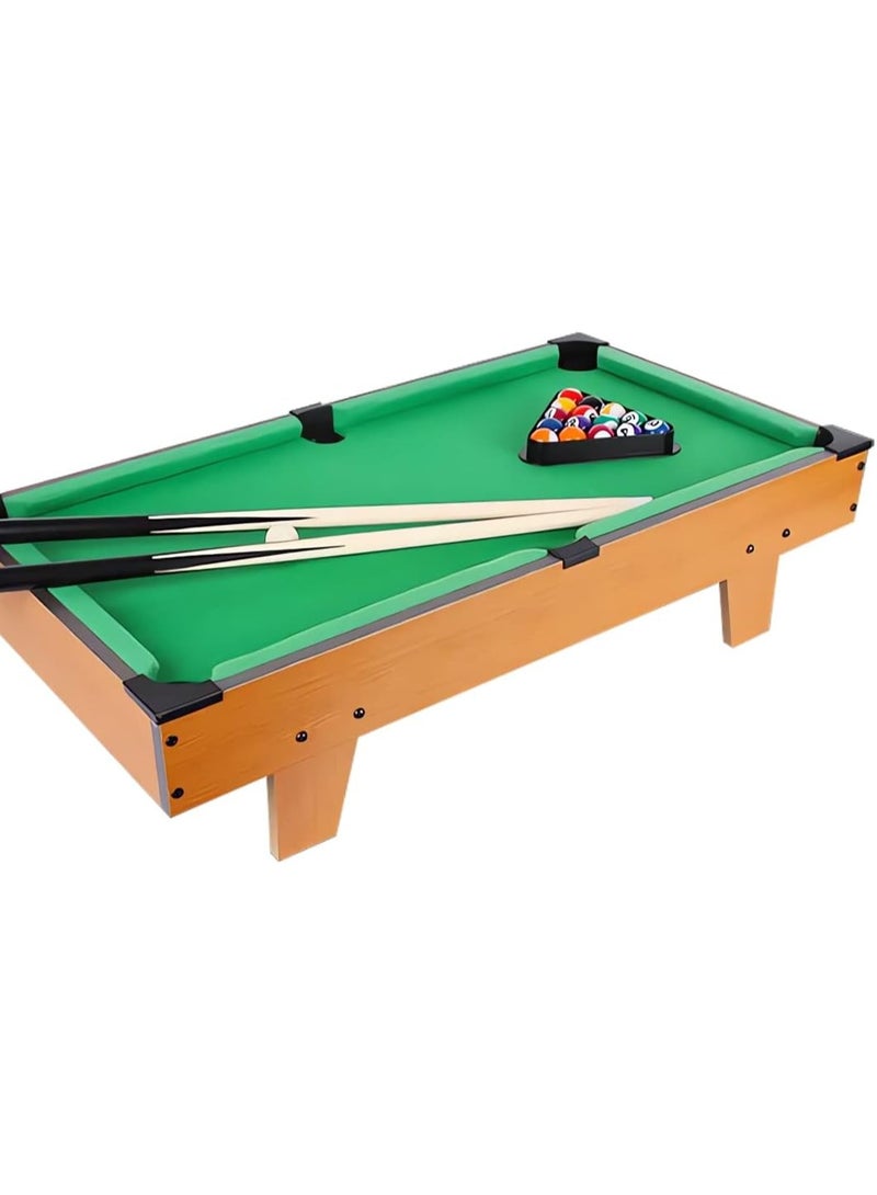 Generic Green Mini Pool Table, Billiard Tables includes 21 Billiards Equipment Accessories, Game Table for Kids and Adults  - Image 1