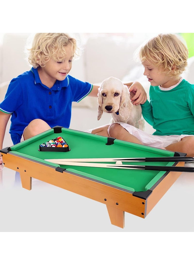 Generic Green Mini Pool Table, Billiard Tables includes 21 Billiards Equipment Accessories, Game Table for Kids and Adults  - Image 2