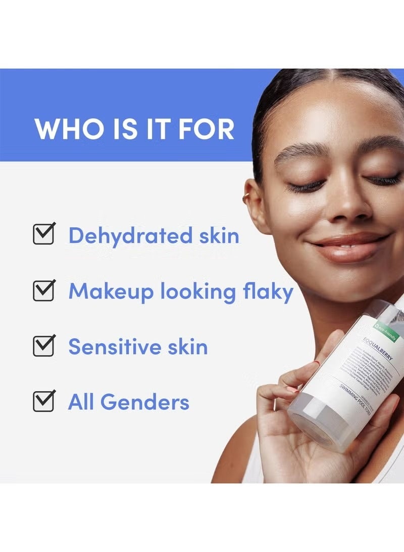 إيكوالبيري تونر مرطب ومقشر – تركيبة Swimming Pool | ينعم المسام ويضيء وينشط البشرة | 120 مل - Image 4