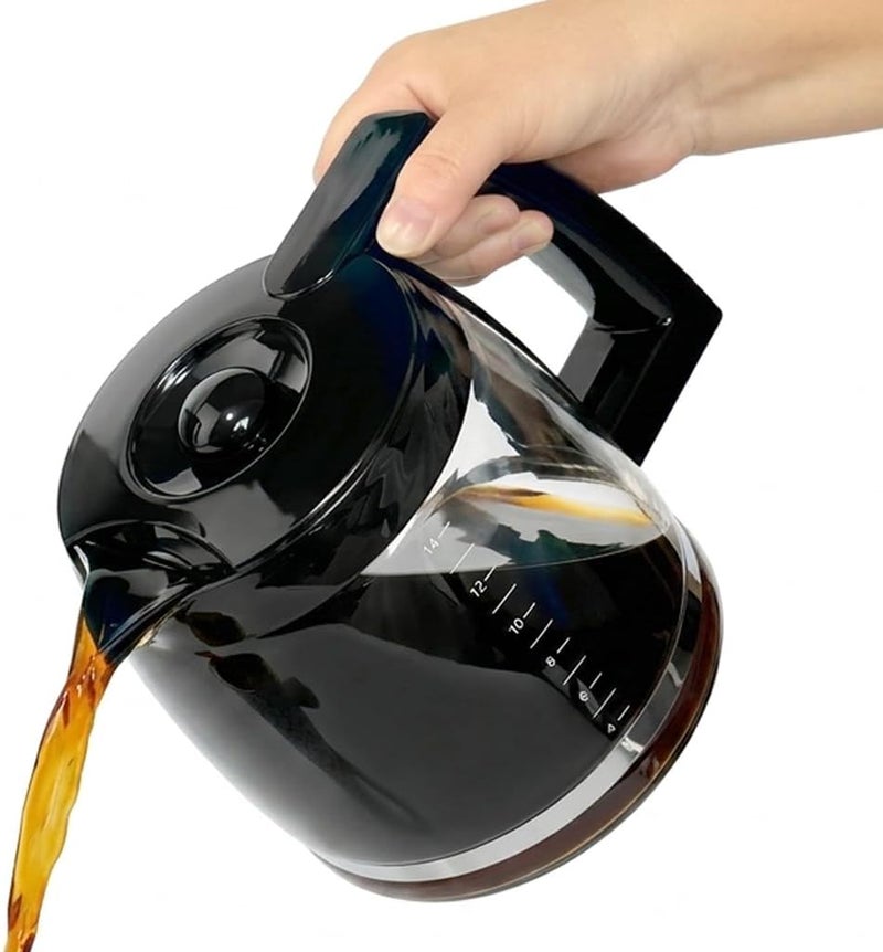 Srempat 14-Cup Coffee Carafe Replacement for Cuisinart Coffeemaker Pt. DCC-2200RC | Fits DCC-3200, DCC-3200P1, DCC-2200, DCC-2600, DCC-2800, DCC-1800FR CBC-7000PCFR, CBC-7400PC Series - Image 4