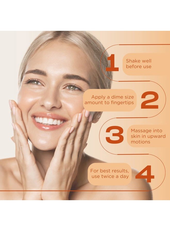 Instanatural Vitamin C Face Serum, Brightens, Hydrates and Reduces Signs of Aging, with Vitamin C, Hyaluronic and Ferulic Acid, 2 FL Oz - Image 4