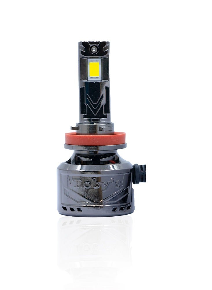 Toby's Tobys TY120 Pro H7 2 Pieces 240W Original Tested LED Headlight Bulb Assembly 24000 Lumens 120W/Piece Xtreme Bright With Color Temperature 6500K - Image 2