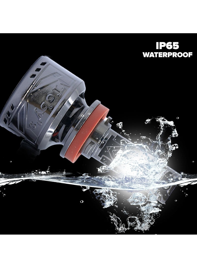 Toby's Tobys TY120 Pro H7 2 Pieces 240W Original Tested LED Headlight Bulb Assembly 24000 Lumens 120W/Piece Xtreme Bright With Color Temperature 6500K - Image 3