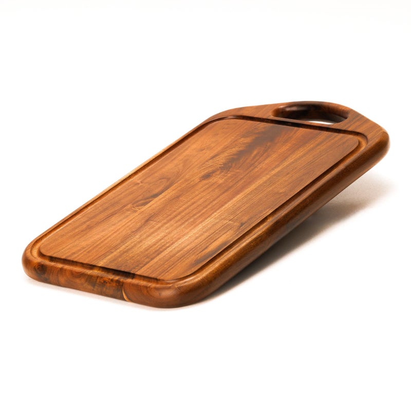 VieWood Acacia Wood Cutting Board with Juice Groove Hanging Hole  Grip Handle for Meat Vegetables and Cheese Knife Friendly Caperci Better Wood Chopping Board
