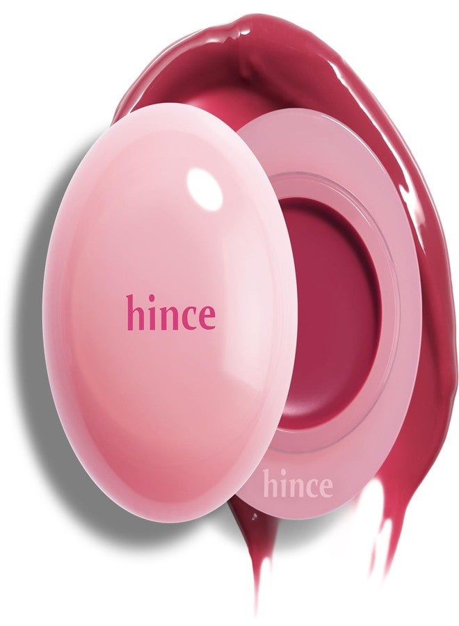 hince Raw Glow Dewy Ball - Tinted Lip Balm, Jelly Gloss Glow, Shine and Hydration, Lip & Blush Multiuse, Vegan, 0.12 oz. (13 colors) (PLUMMY) - Image 1