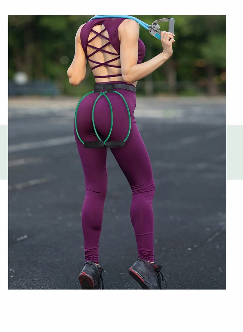 KASTWAVE Resistance Band for Legs Women Fitness Bootie Belt Excercise Booty Butt Belt For Butt Lifter Latex Yoga Fitness Puller Belt Pedal Tension Rope Household Exercise Fitness Equipment 30lbs - Image 3