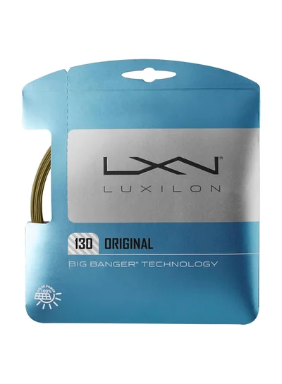Wilson Big Banger Original 130 Beige Tennis String - Set 40ft. ( 12.2m), String Gauge : 16 (1.30mm)
