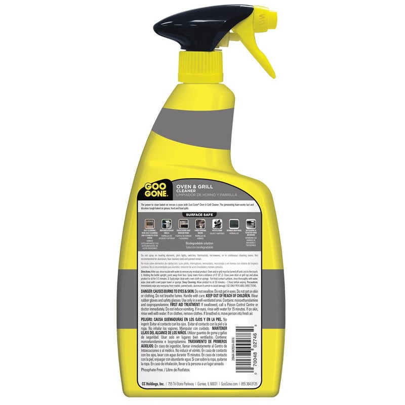 Goo Gone Oven and Grill Cleaner - 28 Ounce - Removes Tough Baked On Grease and Food Spills Surface Safe - Image 2