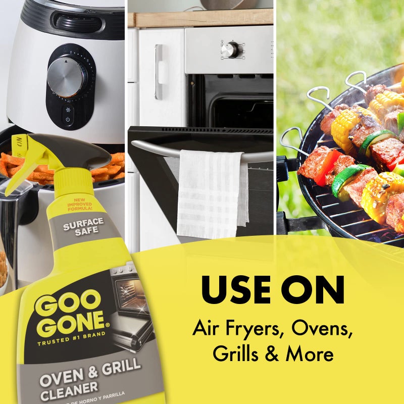 Goo Gone Oven and Grill Cleaner - 28 Ounce - Removes Tough Baked On Grease and Food Spills Surface Safe - Image 3