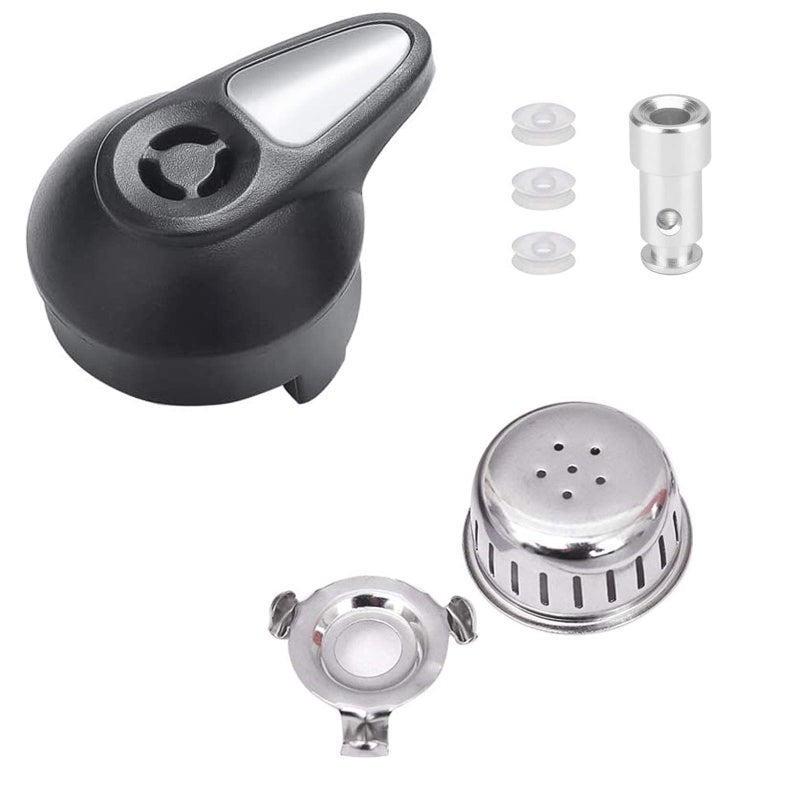 ZYLONE Steam Release Handle Original Float Valve Replacement Parts With 3 Silicone Caps For Instant Pot Lux 5Qt 6Qt Ip-Lux30 Ip-Lux50 Ip-Lux60 Pressure Cooker Steam Vale By Zylone - Image 1