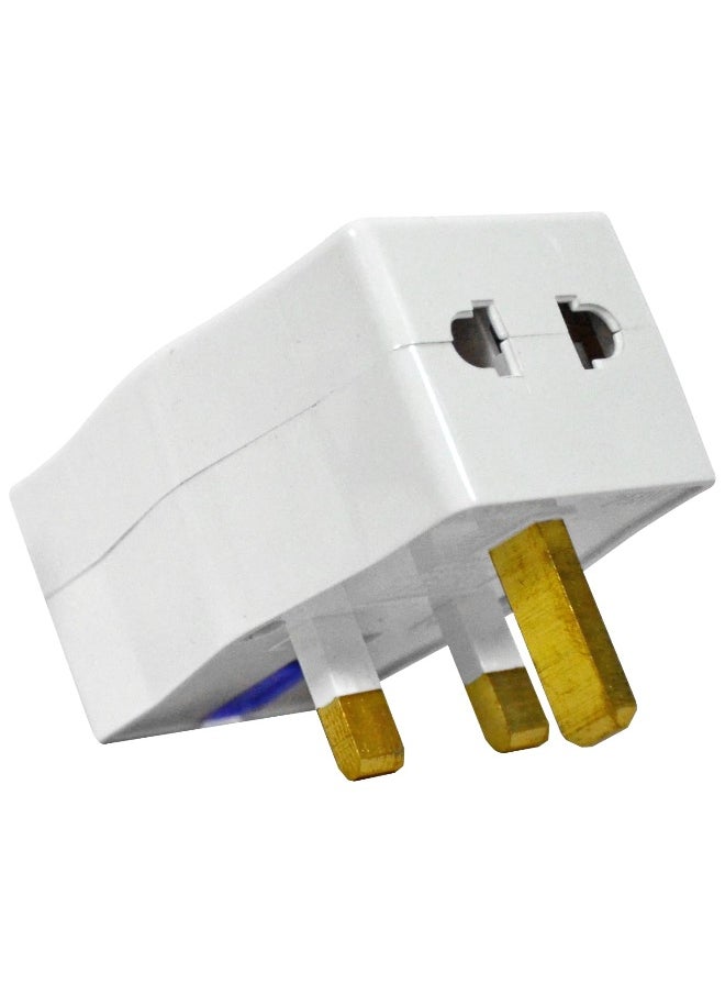 KADRIS - Universal travel Plug Adapter, 3 Pin Power Plug Adapter With Light for AU/UK/EU/US, Plug Converter for Business, Holiday, Hotel, Airport - Image 1