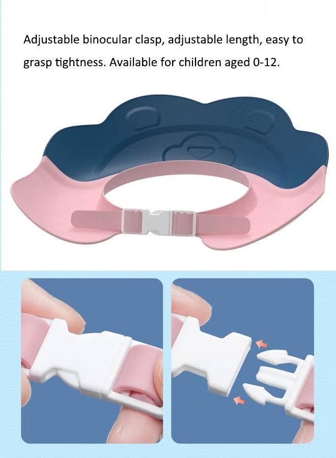 Baby Bath Protective Soft Cap Baby shower caps Baby ear protection shampoo cap Children's shower caps with ear protection The girth is adjustable - Image 3
