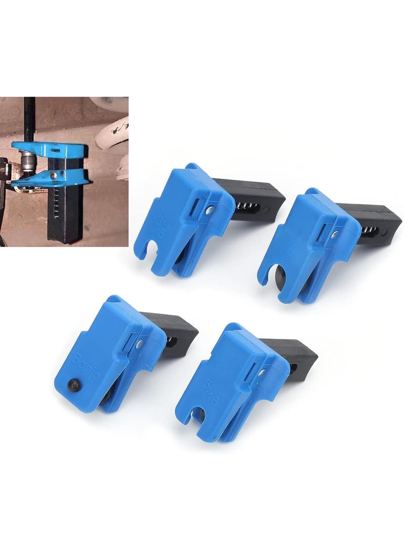 GGOOT 4PCS Oil Pipe Clamp, ABS Material Durable Vertical Pipe Clamp Car Repair Maintenance Accessory Tool for Multiple Size Auto Repair Auto Maintenance Hardware Tools - Image 2