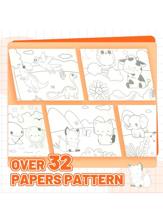 YPLUS Watercolor Paint Set, All in one Painting Books for Toddlers, Mess Free Coloring Books for Kids, Magic Book Art Craft Supplies with Brush Christmas Stocking Stuffers for Kids Toddler - Image 3