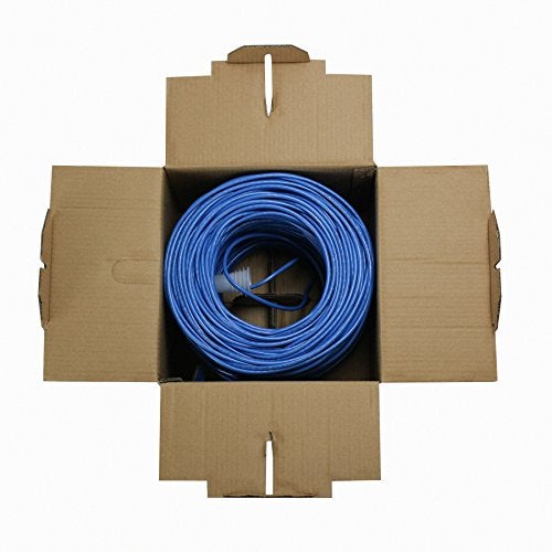NavePoint CAT5e (CCA), 500ft, Blue, Solid Bulk Ethernet Cable, 24AWG 4 Pair, Unshielded Twisted Pair (UTP) - Image 3