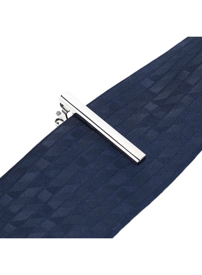 Northrop Martin High-End Silk Zipper Tie No Knot Men'S Business Lazy Easy Pull Includes Collar Clip Set Birthday Gift - Image 3