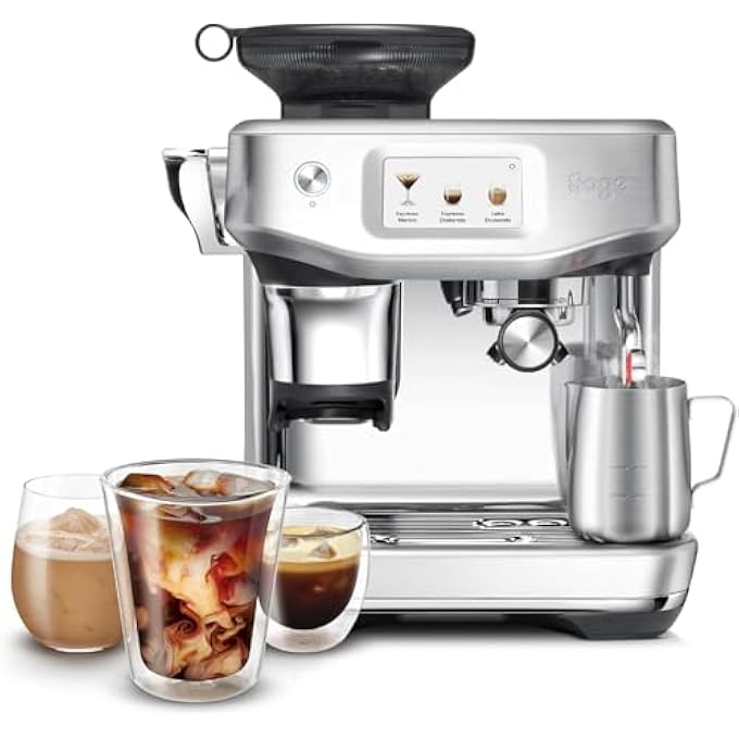 Sage The Barista Touch Impress BeanToCup Espresso MachineThermojet HeatingCold Brew FunctionTouchscreen  Black Truffle  Uae Version2 Year Manufacturer Warranty Free Coffee From Raw - Image 4