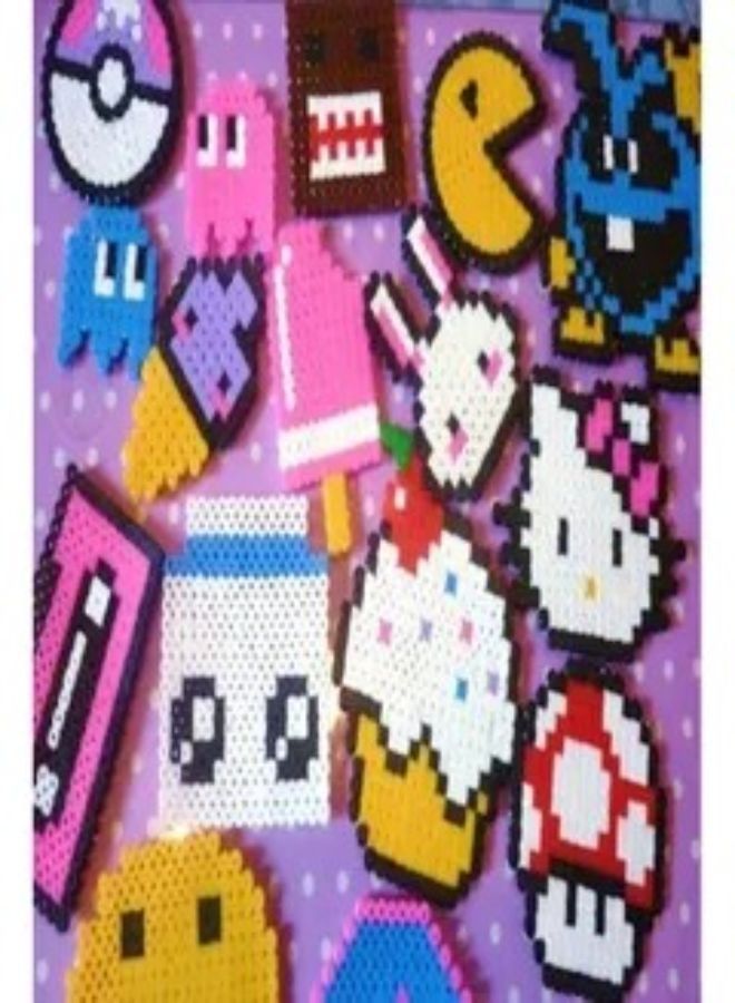 PYSSLA 14000 Piece Pyssla Beads Toy For 14 Years Unisex Multicolored Durable And Sturdy - Image 3