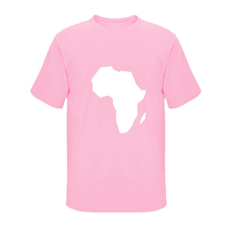 T-Shirt Fashion Leisure Map Pattern Supply Dunhuang Wish Best Selling - Image 1
