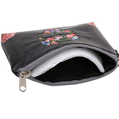Coolrunner 3D Skull Series zipper coin purse small wallets mini change purse (Purse) - Image 3