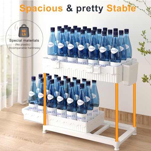 Sevenblue 3 Pack Under Sink Organizers, 2-Tier Multi-Use Kitchen and Bathroom Organizers and Storage with Sliding Drawers，Bathroom Cabinet Organizer (White, 12.8 Inch) - Image 5