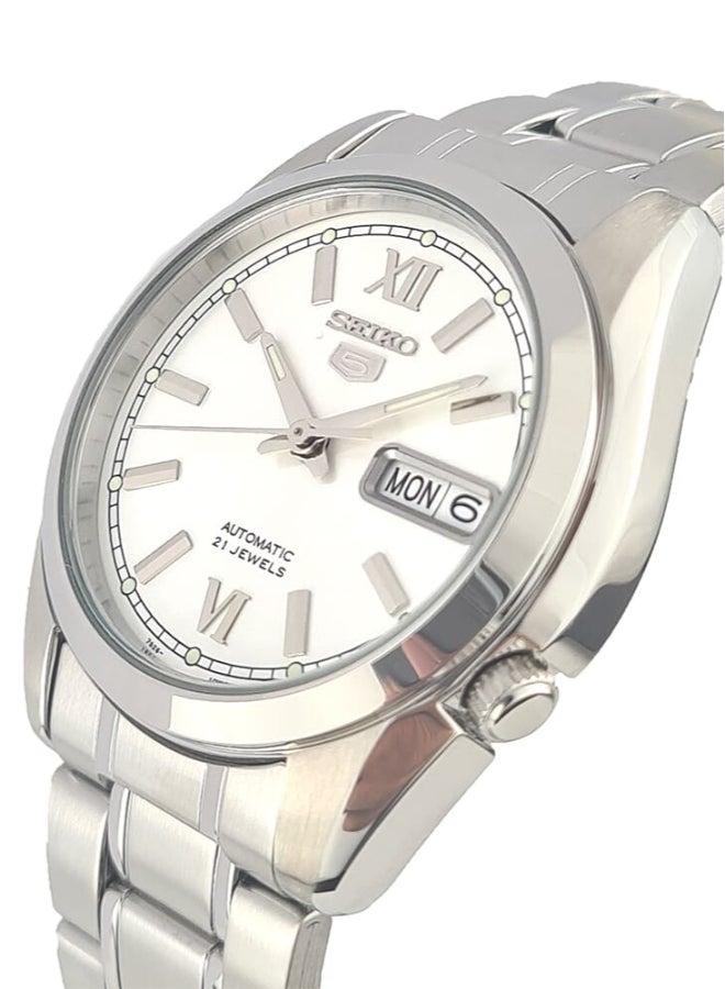 Seiko ساعة كلاسيك 21 جويلز 37 ملم من الستانلس ستيل للرجال SNKL51K1 - Image 2